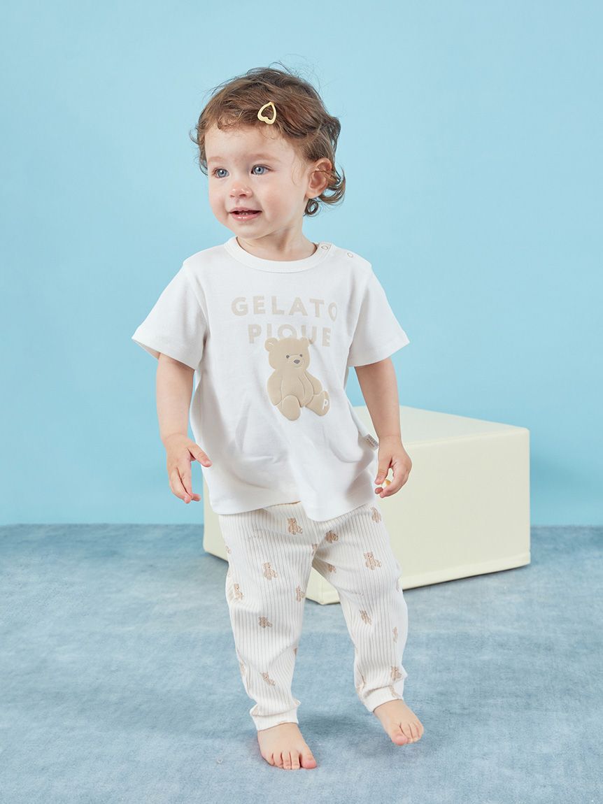 GELATO PIQUE KIDS & BABY「【BABY】ぬいぐるみワンポイントTシャツ」|その他ベビーウェア|