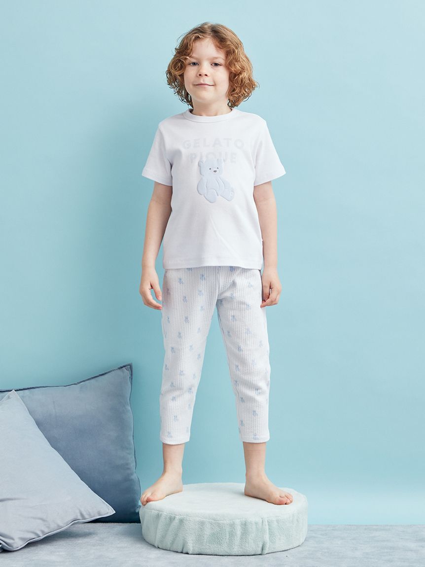 gelato pique kids&baby「【KIDS】ぬいぐるみ柄ロングパンツ」|ルームウェア|