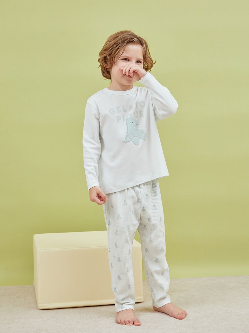 gelato pique kids&baby「【KIDS】ぬいぐるみ柄ロングパンツ」|ルームウェア|