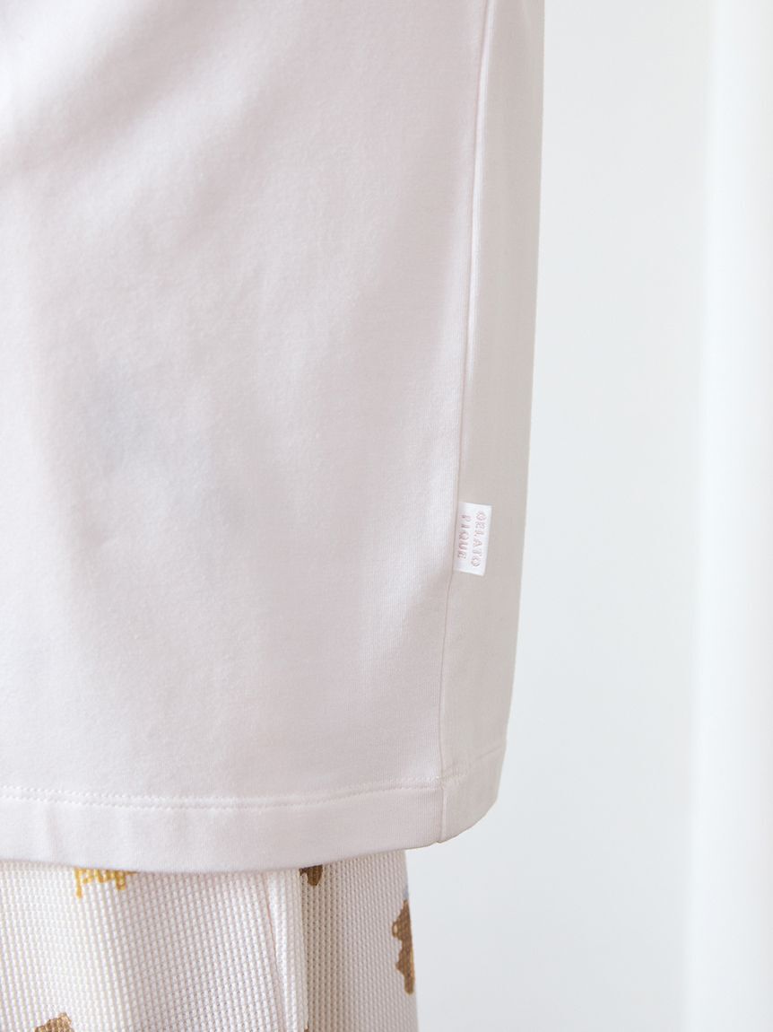 gelato pique「はちみつベア柄ワンポイントTシャツ」|ルームウェア|