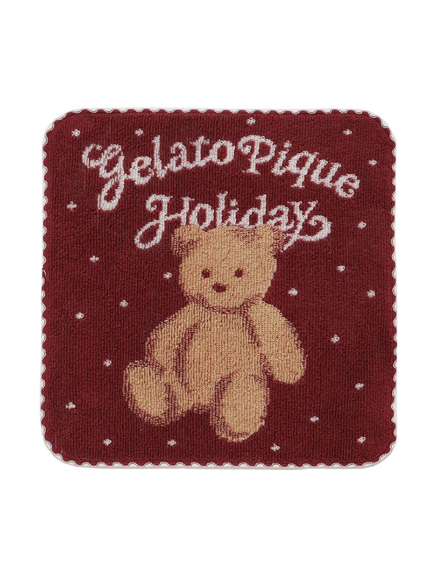 gelato pique「【HOLIDAY】ベアハンドタオル」|ハンカチ|