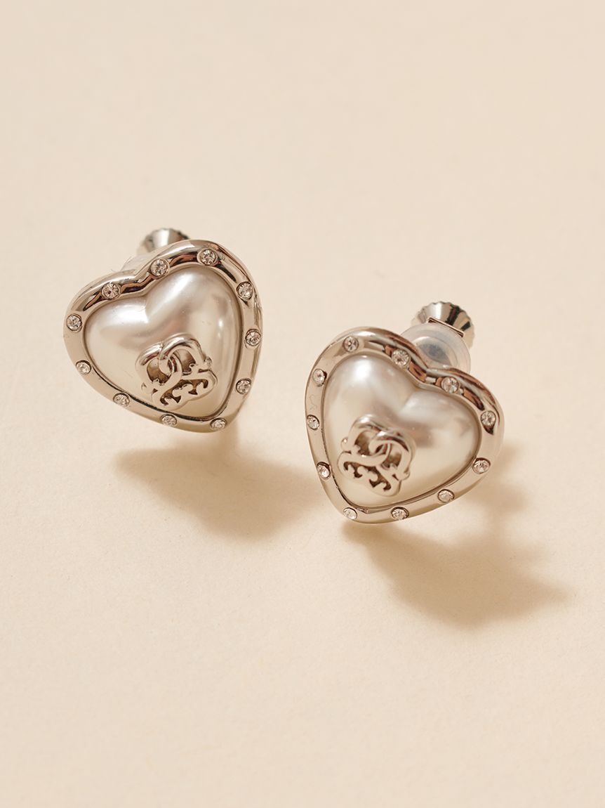 SNIDEL「プランプハートイヤリング」|イヤリング|