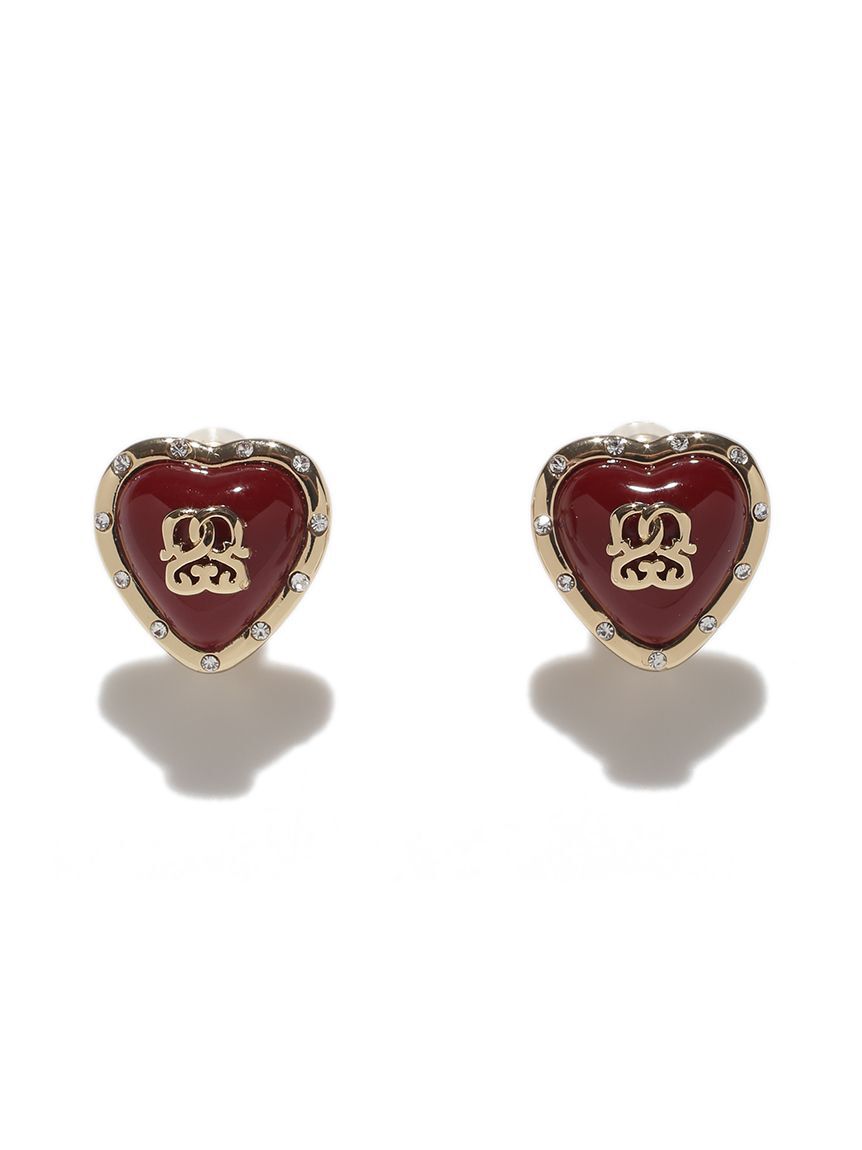 SNIDEL「プランプハートイヤリング」|イヤリング|