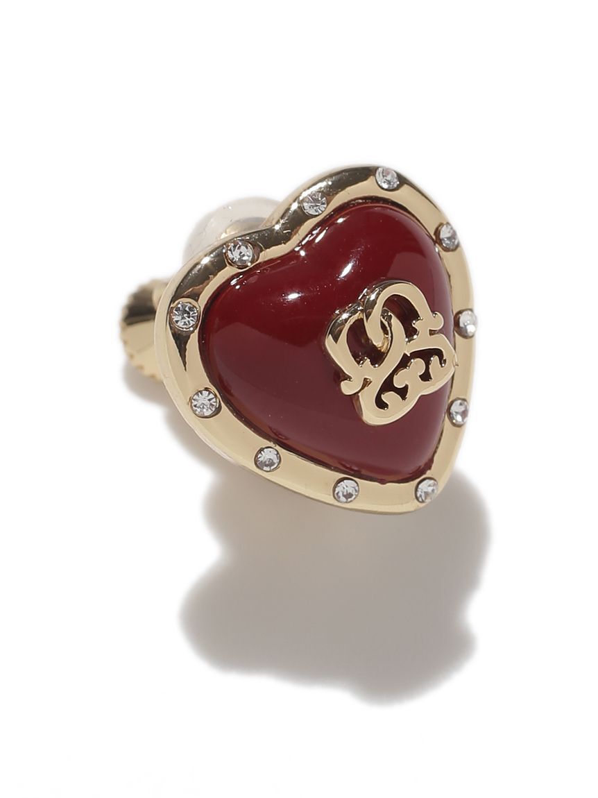 SNIDEL「プランプハートイヤリング」|イヤリング|