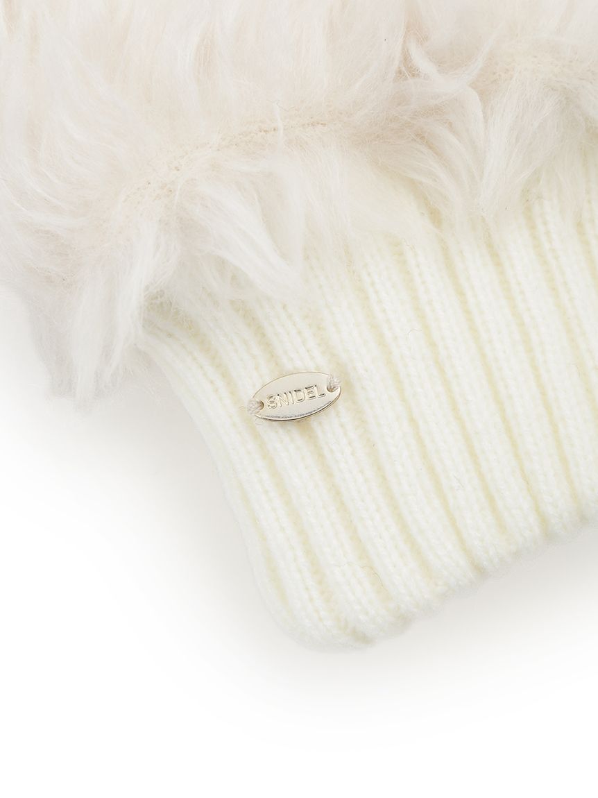 SNIDEL「ボアミトン」|手袋|