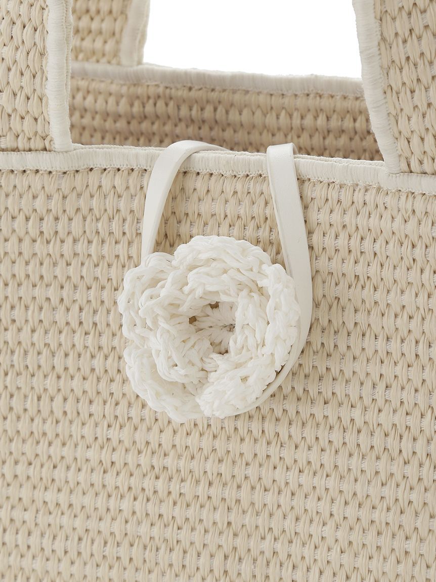 LILY BROWN「【限定カラー】【LILY BROWN&times;MARY QUANT】ジュートロゴトート」|トートバッグ|