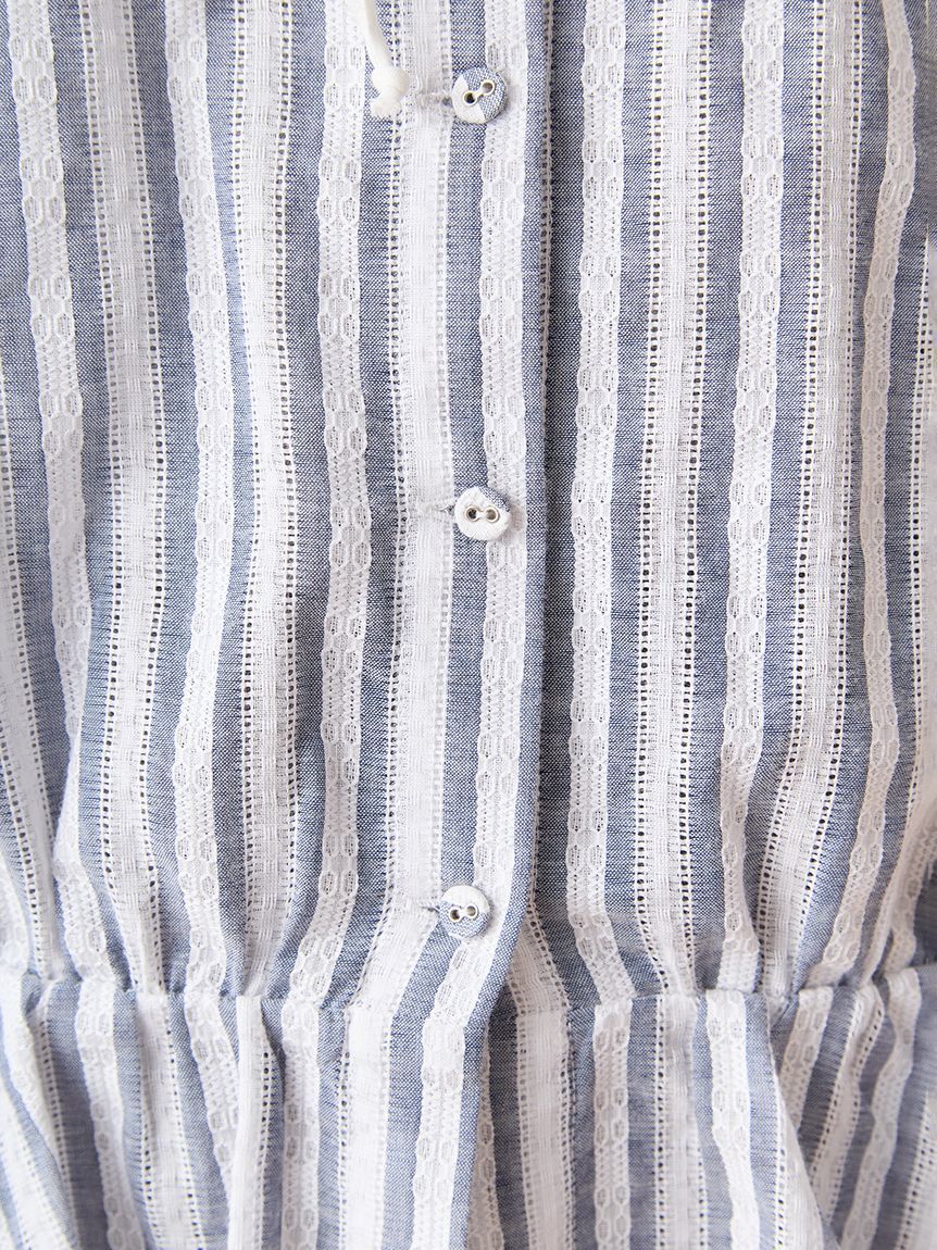 LILY BROWN「フーディーコットンレースブラウス」|シャツ・ブラウス|