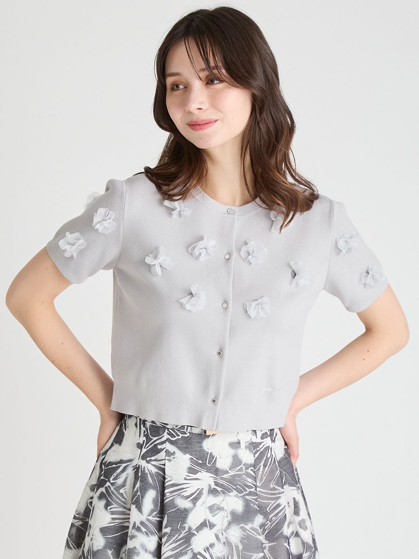 CELFORD「【CELFORD&times;P.J. REDOUTEコラボ】 モチーフカーディガン」|カーディガン|