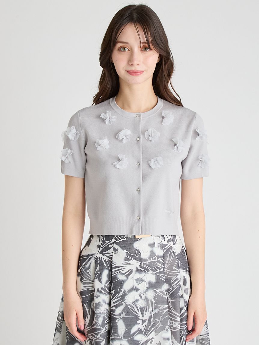 CELFORD「【CELFORD&times;P.J. REDOUTEコラボ】 モチーフカーディガン」|カーディガン|