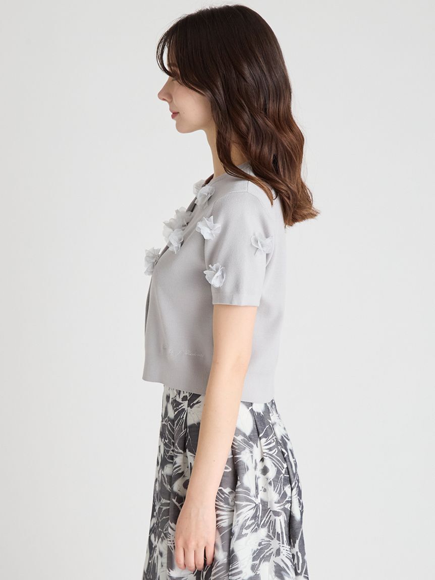 CELFORD「【CELFORD&times;P.J. REDOUTEコラボ】 モチーフカーディガン」|カーディガン|