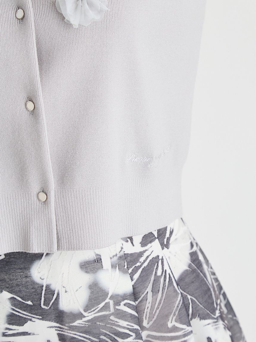 CELFORD「【CELFORD&times;P.J. REDOUTEコラボ】 モチーフカーディガン」|カーディガン|