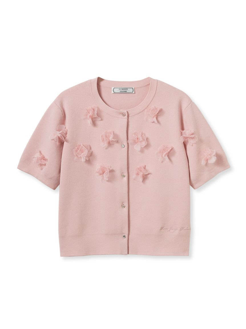 CELFORD「【CELFORD&times;P.J. REDOUTEコラボ】 モチーフカーディガン」|カーディガン|PNK