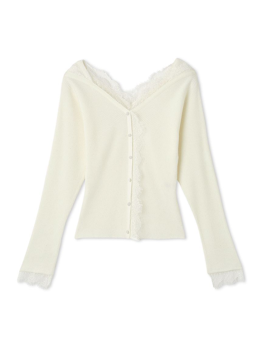 CELFORD「レーストリムニットプルオーバー」|ニット・セーター|OWHT