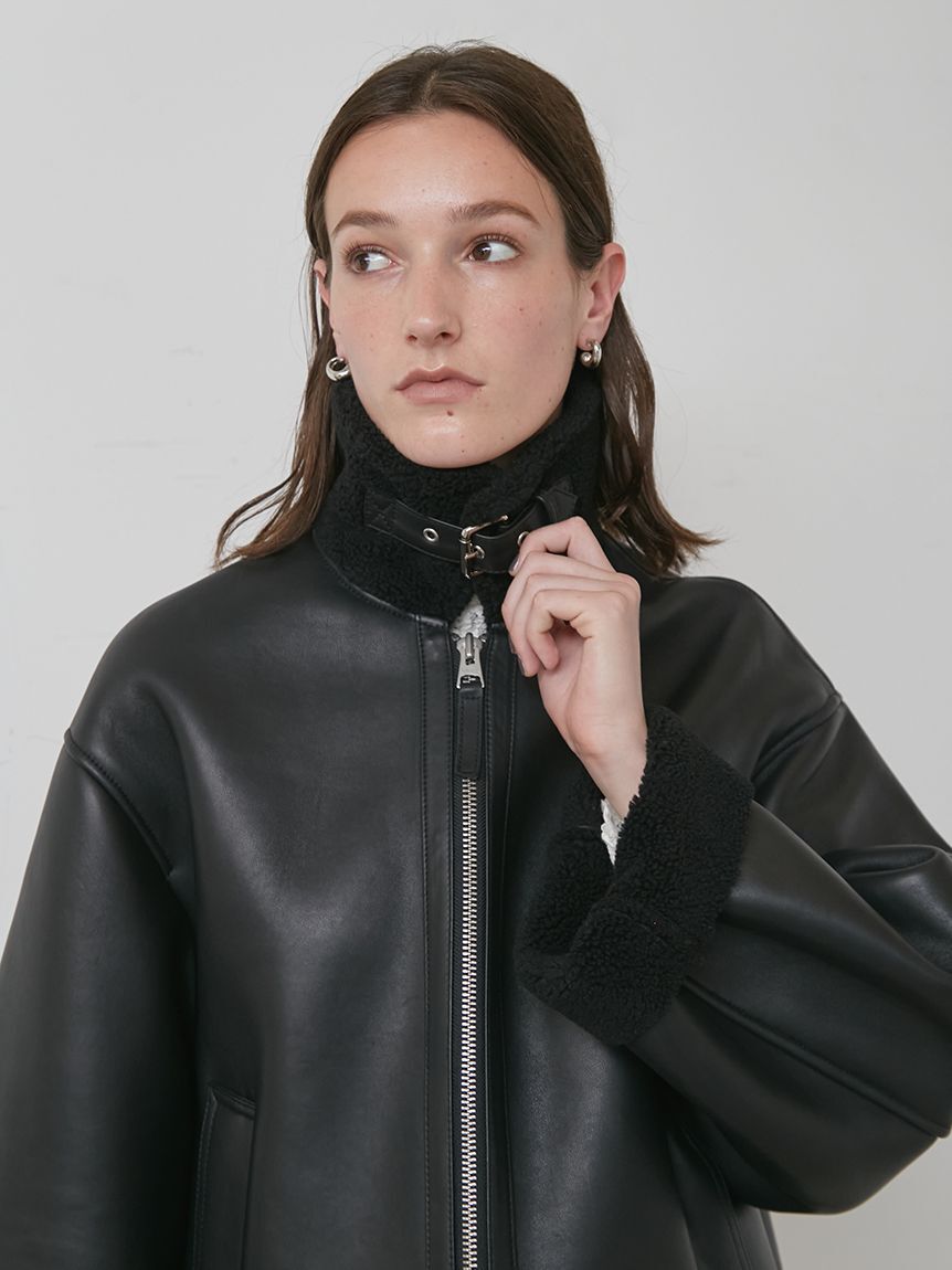 styling/「ラムレザーフライトジャケット」|ミリタリー・モッズコート|