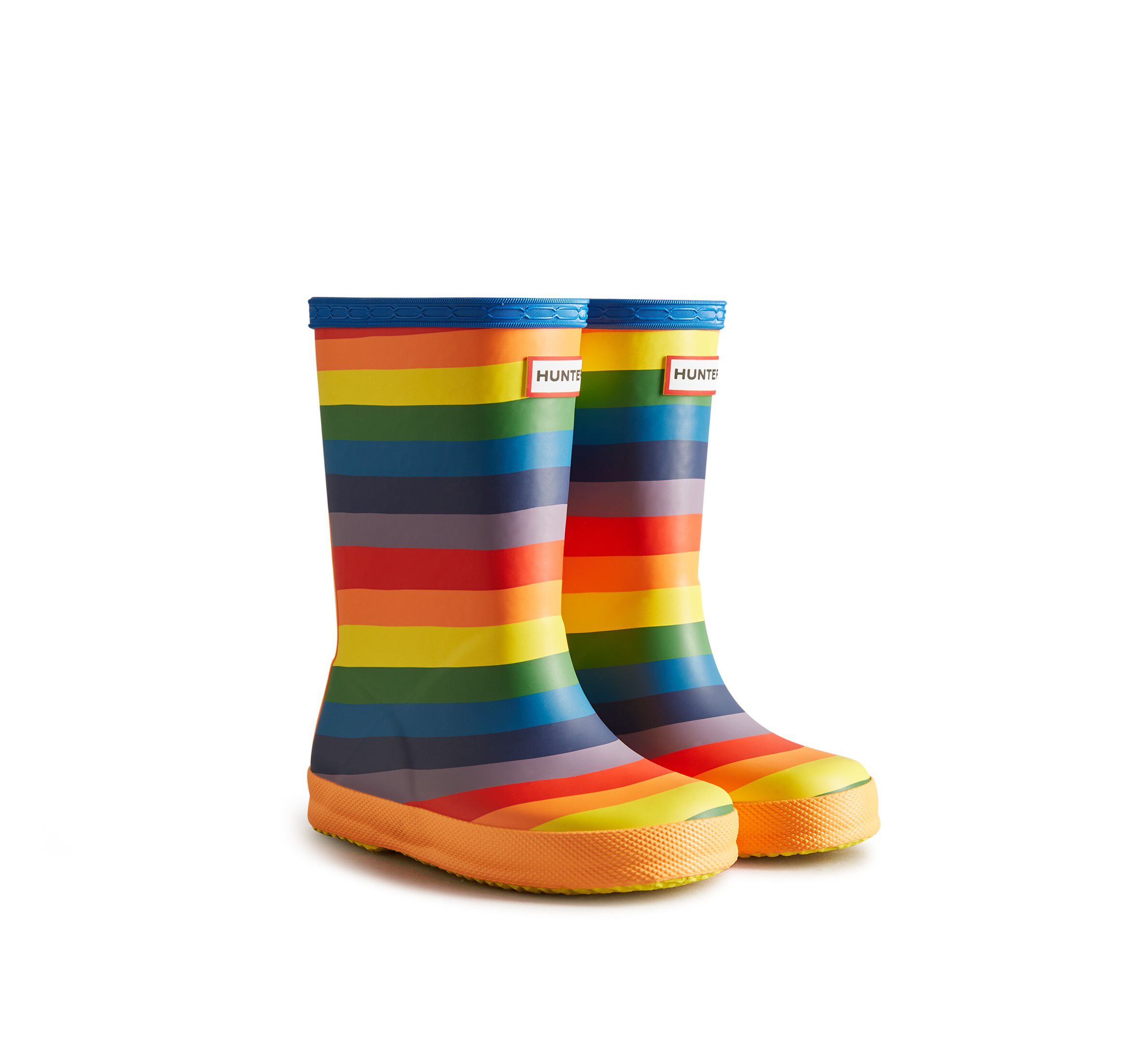 HUNTER「オリジナル キッズ ファースト クラシック レインボー プリント ブーツ」|ショートブーツ|MUL
