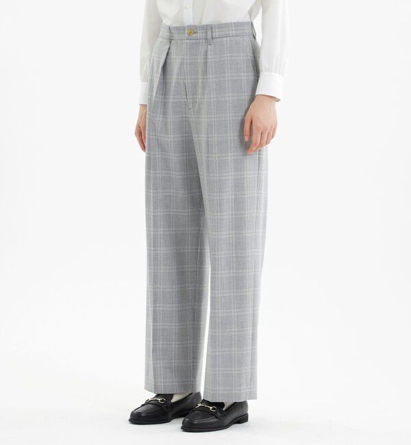 MACKINTOSH PHILOSOPHY「ギャバジンワイドチェックパンツ」|その他|