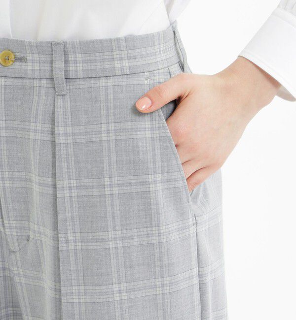 MACKINTOSH PHILOSOPHY「ギャバジンワイドチェックパンツ」|その他|