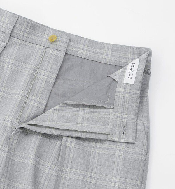 MACKINTOSH PHILOSOPHY「ギャバジンワイドチェックパンツ」|その他|