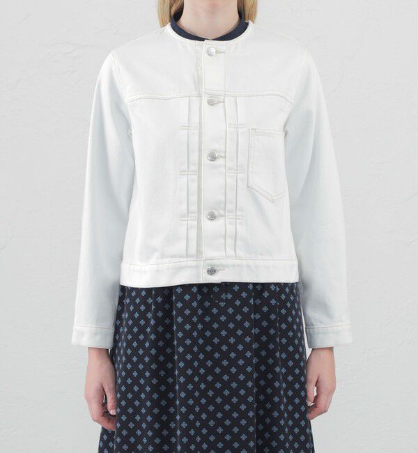 MACKINTOSH PHILOSOPHY「ホワイトデニムジャケット」|ブルゾン・スタジャン|
