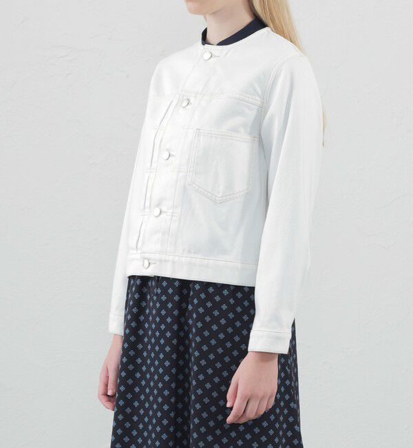 MACKINTOSH PHILOSOPHY「ホワイトデニムジャケット」|ブルゾン・スタジャン|