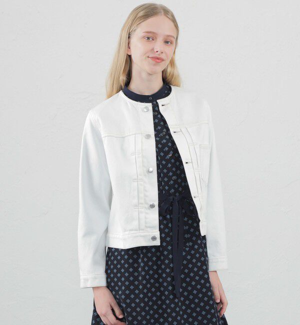 MACKINTOSH PHILOSOPHY「ホワイトデニムジャケット」|ブルゾン・スタジャン|