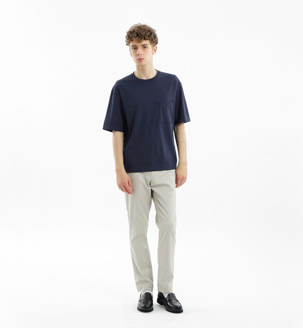 MACKINTOSH PHILOSOPHY「ドライフラットストレッチシリーズ  クルーネック五分袖Tシャツ」|Tシャツ・カットソー|