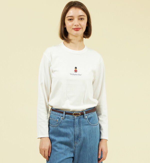 MACKINTOSH PHILOSOPHY「バッキンガムベア ロングスリーブT」|Tシャツ・カットソー|オフホワイト