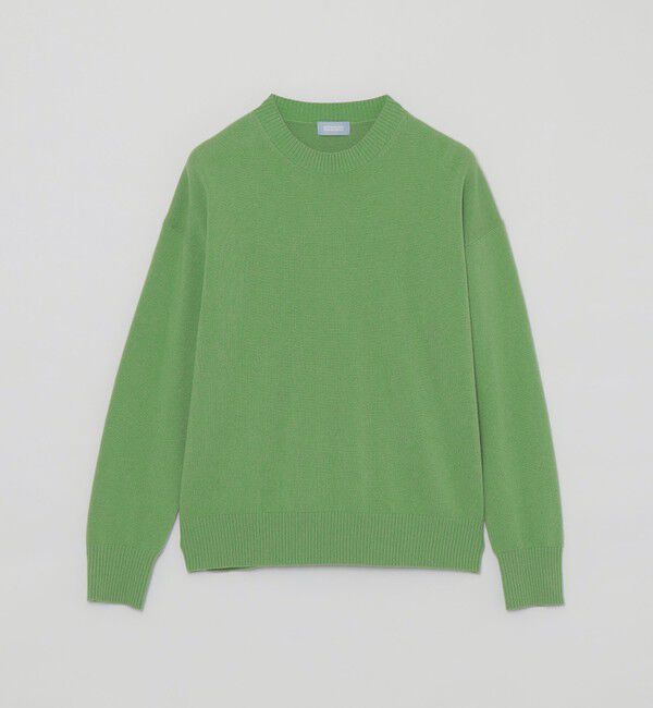 MACKINTOSH PHILOSOPHY「GREY LABEL ウールカシミヤクルーネックニット」|ニット・セーター|グリーン