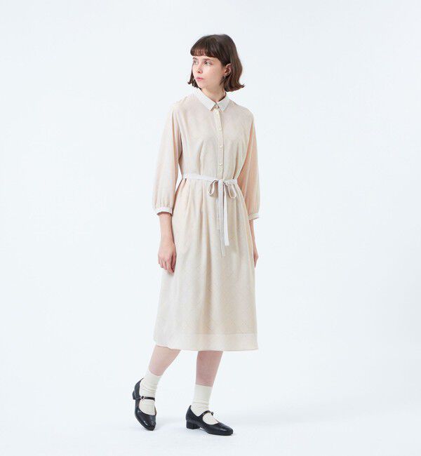 MACKINTOSH PHILOSOPHY「レタリングジオメトリープリントワンピース」|ワンピース|