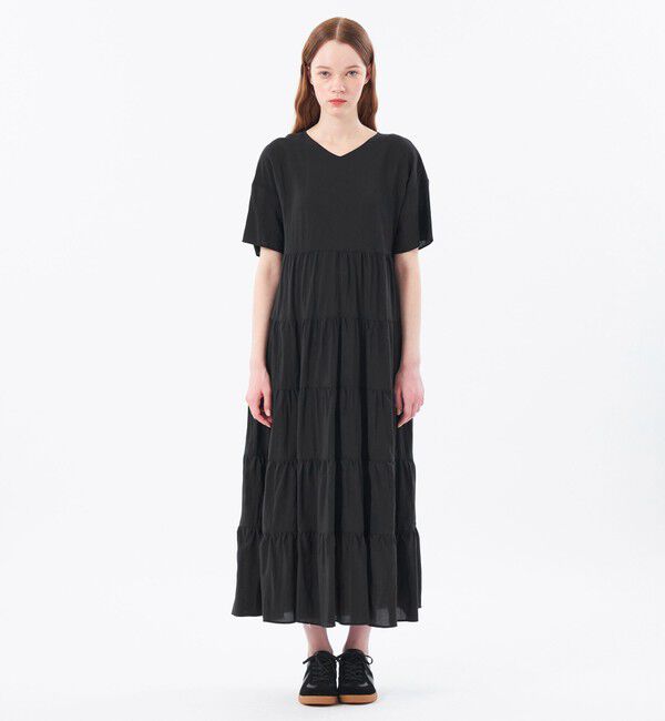 MACKINTOSH PHILOSOPHY「ドレープローンティアードワンピース」|ワンピース|