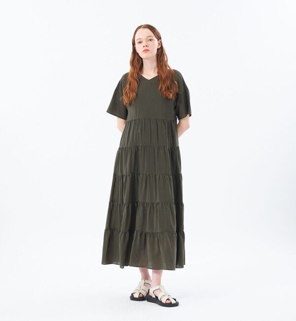 MACKINTOSH PHILOSOPHY「ドレープローンティアードワンピース」|ワンピース|