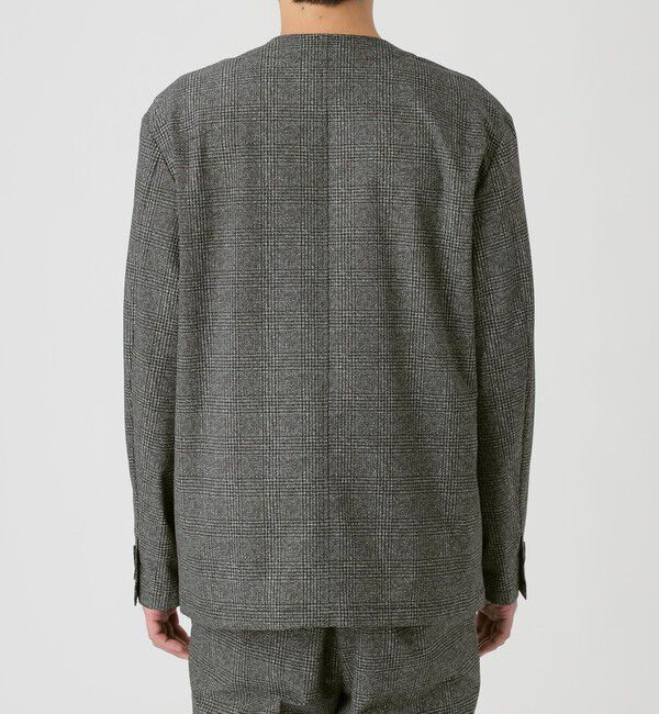  「COOLDOTS カーディガンジャケット」|ノーカラージャケット|