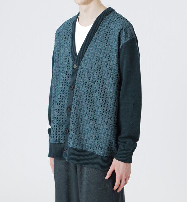  「ダイヤブレイド レースニットカーデ」|ニット・セーター|