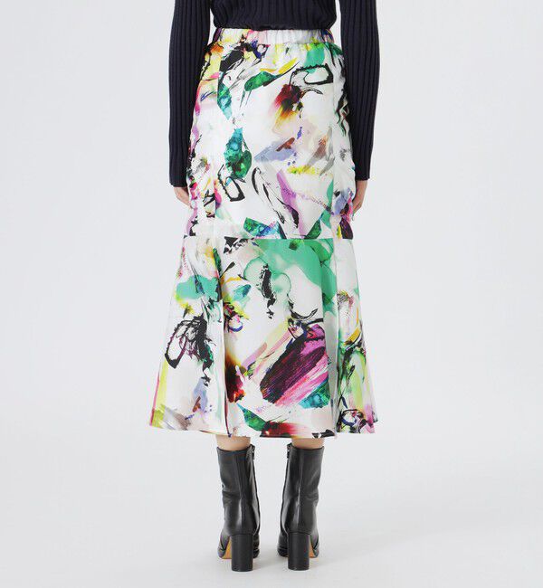  「【KANAKO SASAKI】コラボレーション　マルチカラードロストスカート」|スカート|