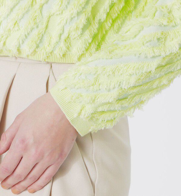  「カットジャガードプルオーバー」|ニット・セーター|