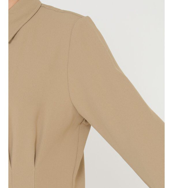 IKKA LOUNGE「ウエストタックブラウス」|シャツ・ブラウス|