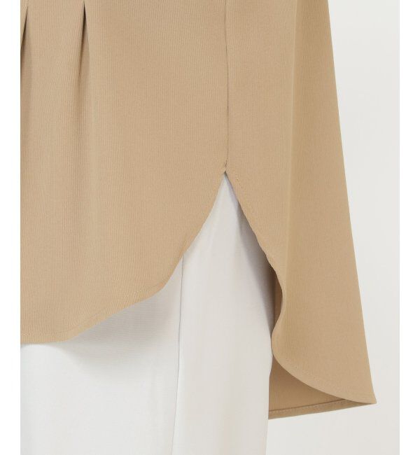 IKKA LOUNGE「ウエストタックブラウス」|シャツ・ブラウス|