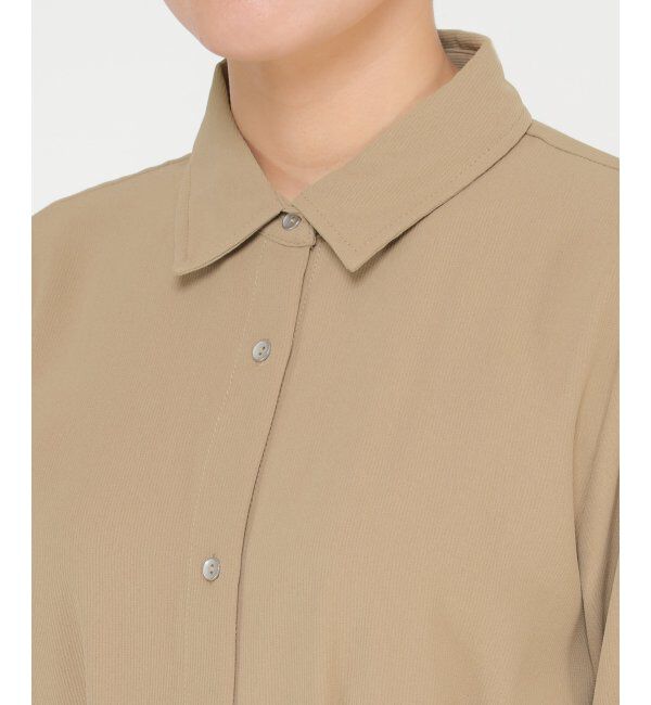 IKKA LOUNGE「ウエストタックブラウス」|シャツ・ブラウス|