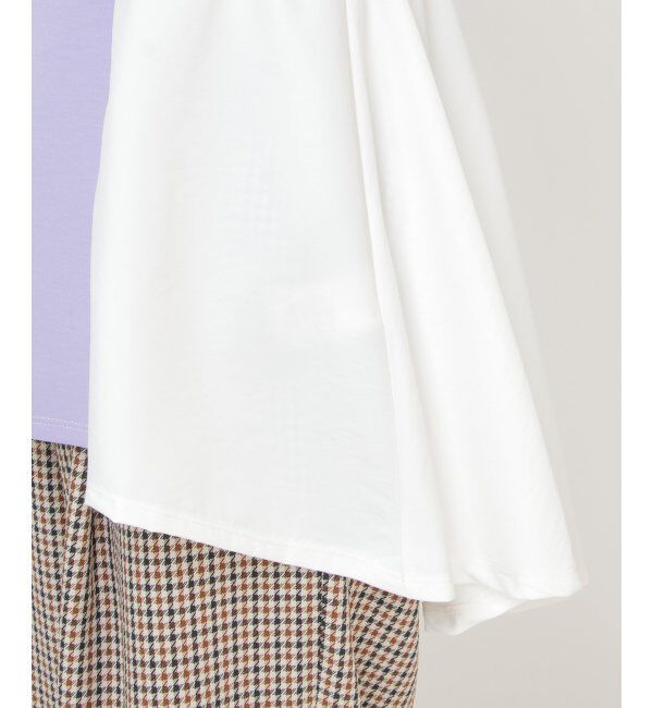 IKKA LOUNGE「ダンボールペプラムプルオーバー」|チュニック|