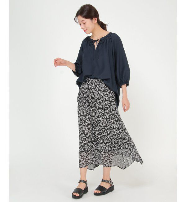 ikka「イレヘムプリーツスカート」|スカート|