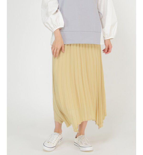 ikka「イレヘムプリーツスカート」|スカート|