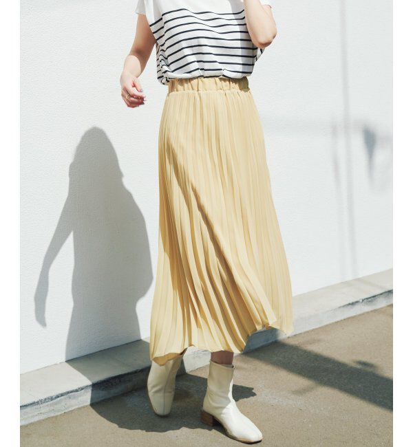ikka「イレヘムプリーツスカート」|スカート|