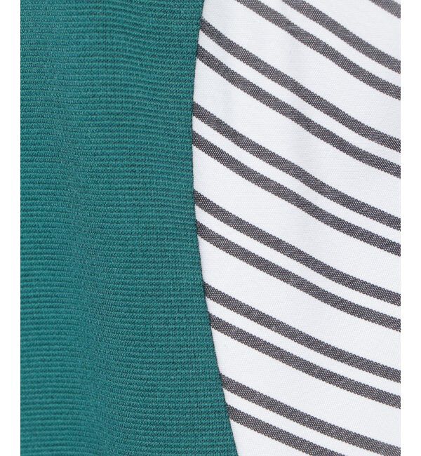 ikka「半袖カット切り替えプルオーバー」|その他|