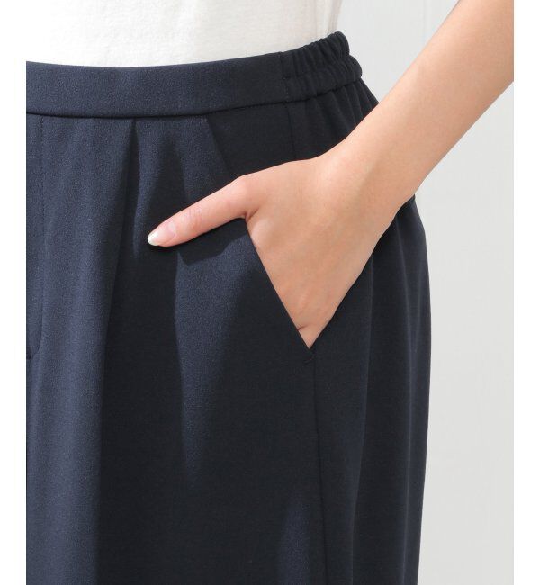 IKKA LOUNGE「ストレッチ長袖フレアセットアップ」|ワンピース|