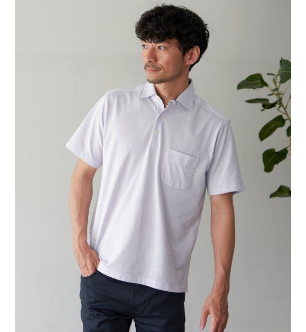 IKKA LOUNGE「ドライラックスカッタウェイポロシャツ」|Tシャツ・カットソー|