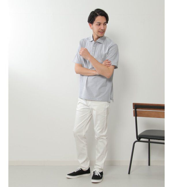 IKKA LOUNGE「ドライラックスカッタウェイポロシャツ」|Tシャツ・カットソー|