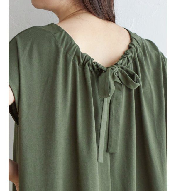 ikka「バックリボンカットワンピース」|ワンピース|