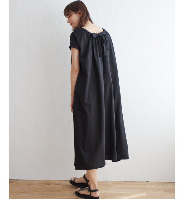 ikka「バックリボンカットワンピース」|ワンピース|