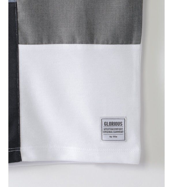 ikka kids「【親子おそろい】ポンチブロックスロンT（120~160cm）」|Tシャツ・カットソー|