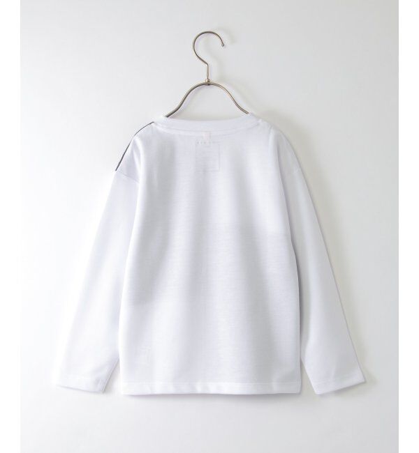 ikka kids「【親子おそろい】ポンチブロックスロンT（120~160cm）」|Tシャツ・カットソー|